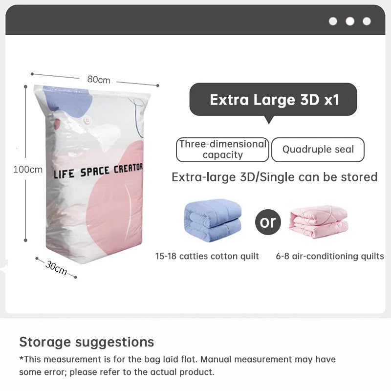 SpaceSeal Pump-Free Compression Bags