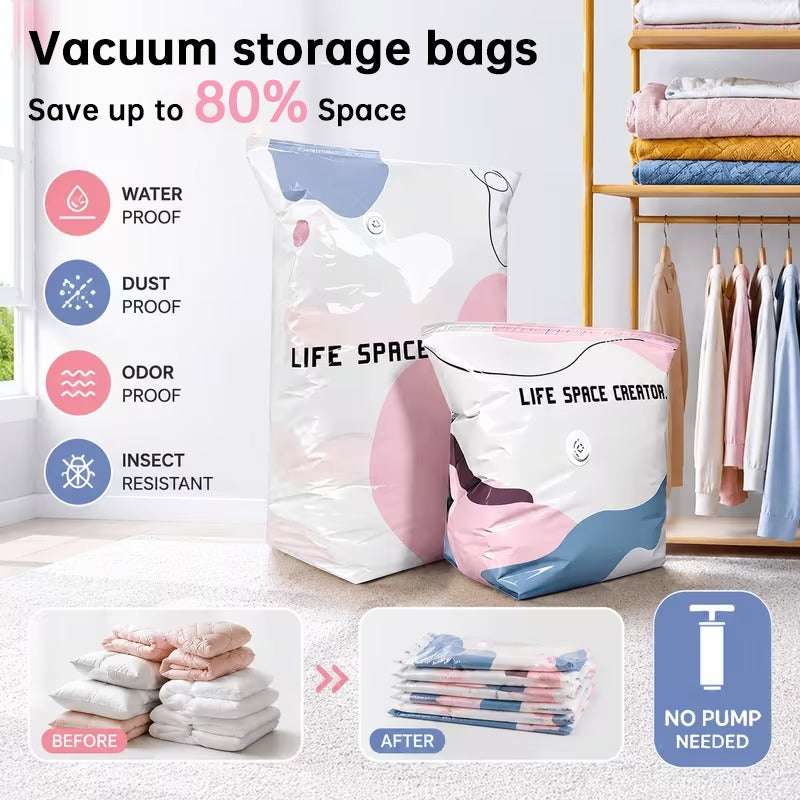 SpaceSeal Pump-Free Compression Bags
